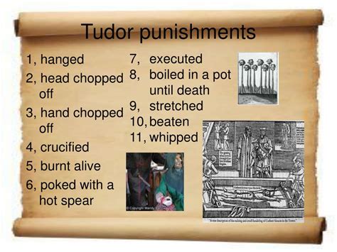 tudor crime and punishments